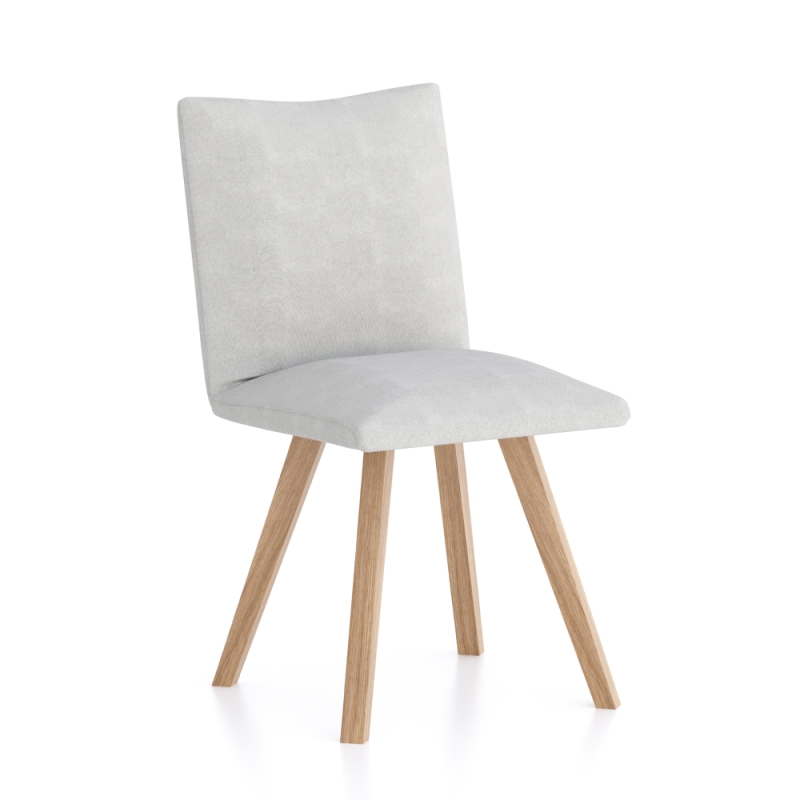 Milano Dining Chair Linen White Oak