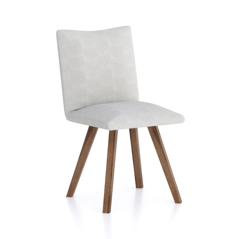 Milano Dining Chair Linen Smoked Oak