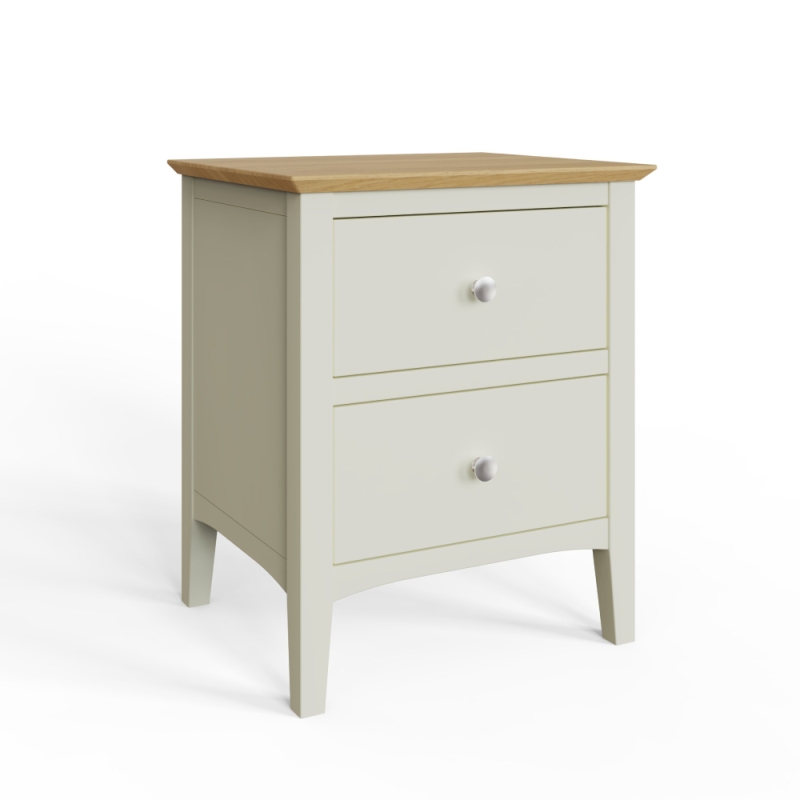 Veneto 2 Drawer Bedside Painted