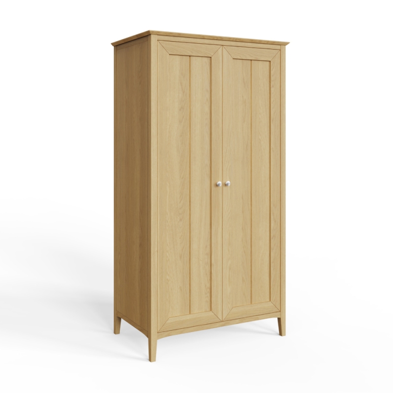 Veneto Full Hanging Wardrobe Oak