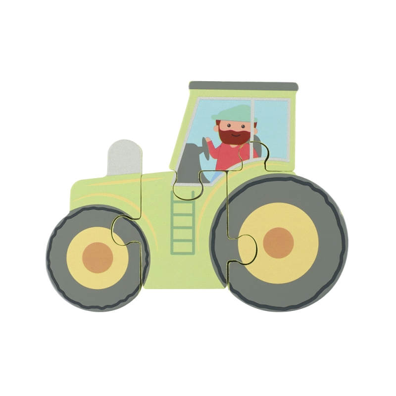 Orange Tree Toys Tractor Mini Puzzle