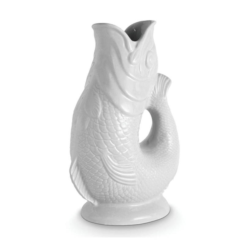 The Wade Gurgling Jug 0.6L White