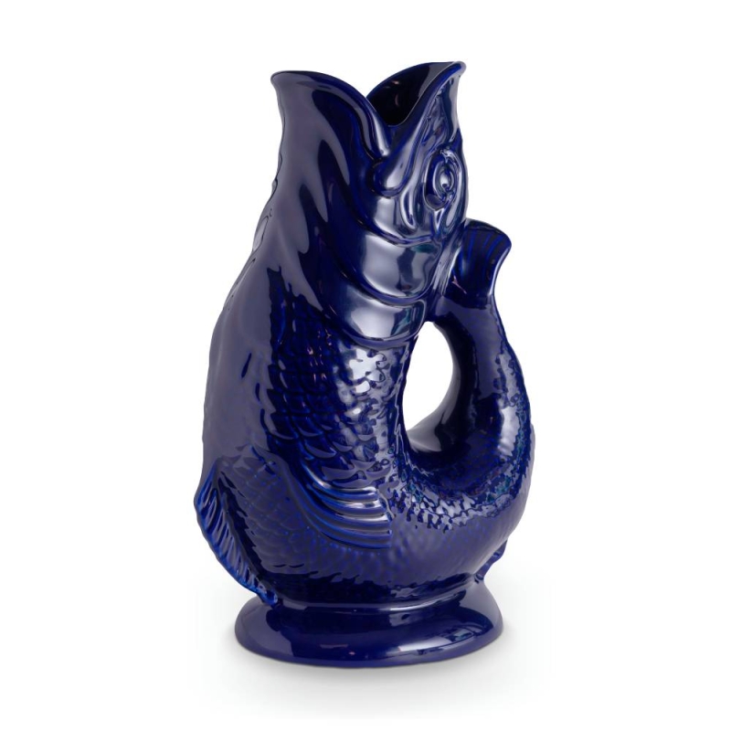 The Wade Gurgling Jug 1.2L Cobalt