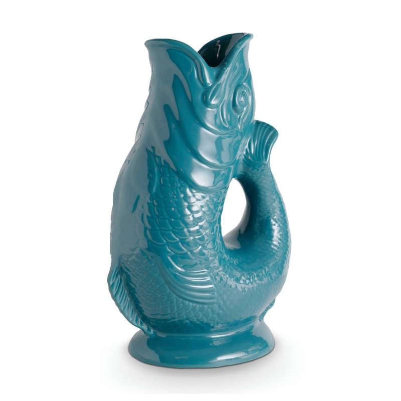 The Wade Gurgling Jug 1.2L Teal