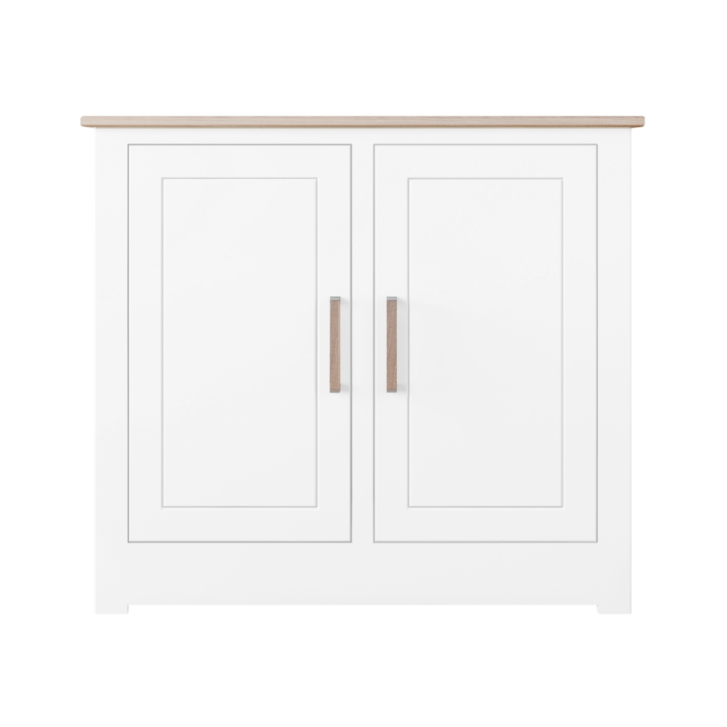 Milton Small 2 Door Sideboard Oak Top