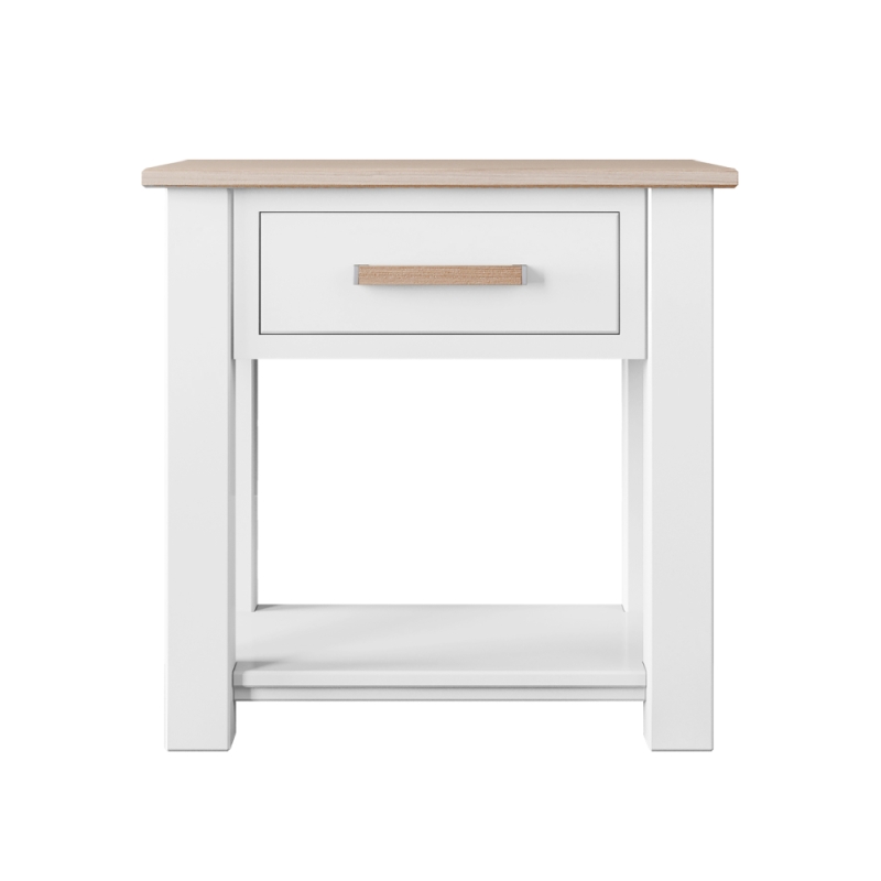 Milton Side Table With Drawer Oak Top