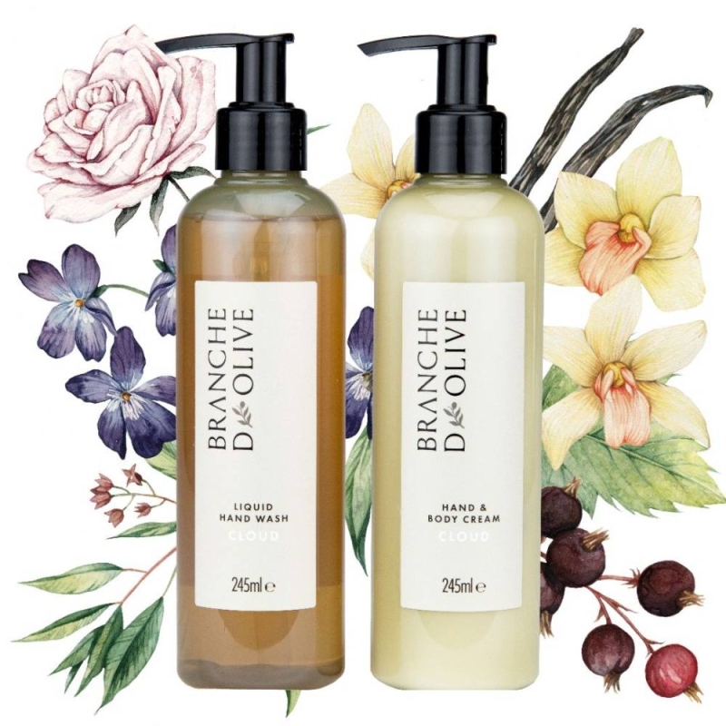 Branche d'Olive Bagged Hand Wash & Lotion - Cloud