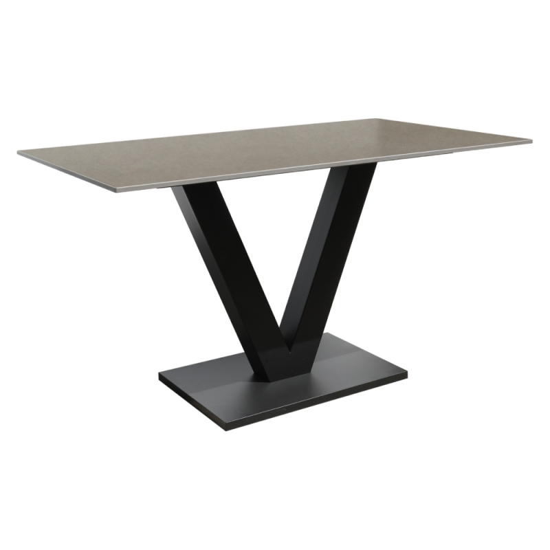 Silver Dining Table 135cm