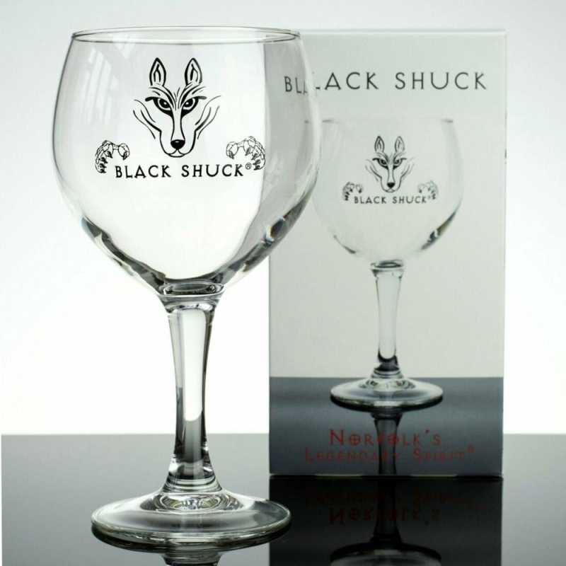 BLACK SHUCK COPA GIN GLASS BOXED