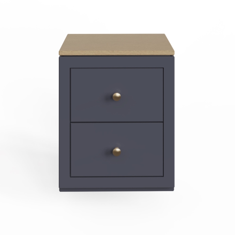 Mayfair 2 Drawer Bedside (W44cm)