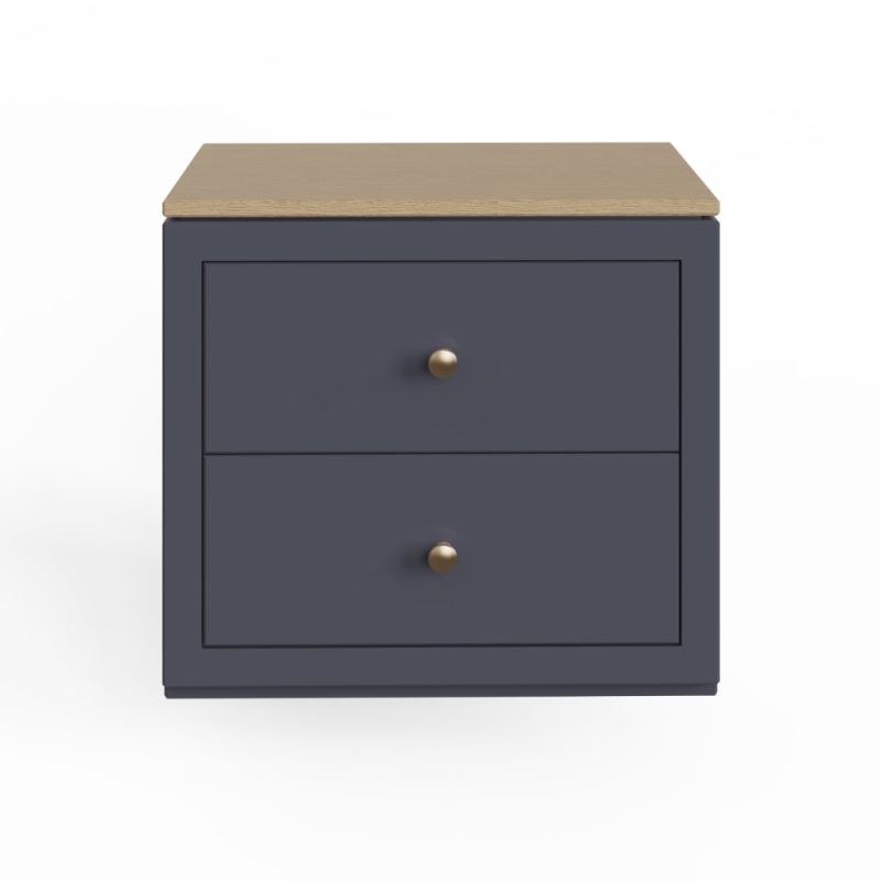 Mayfair 2 Drawer Bedside (W60cm)