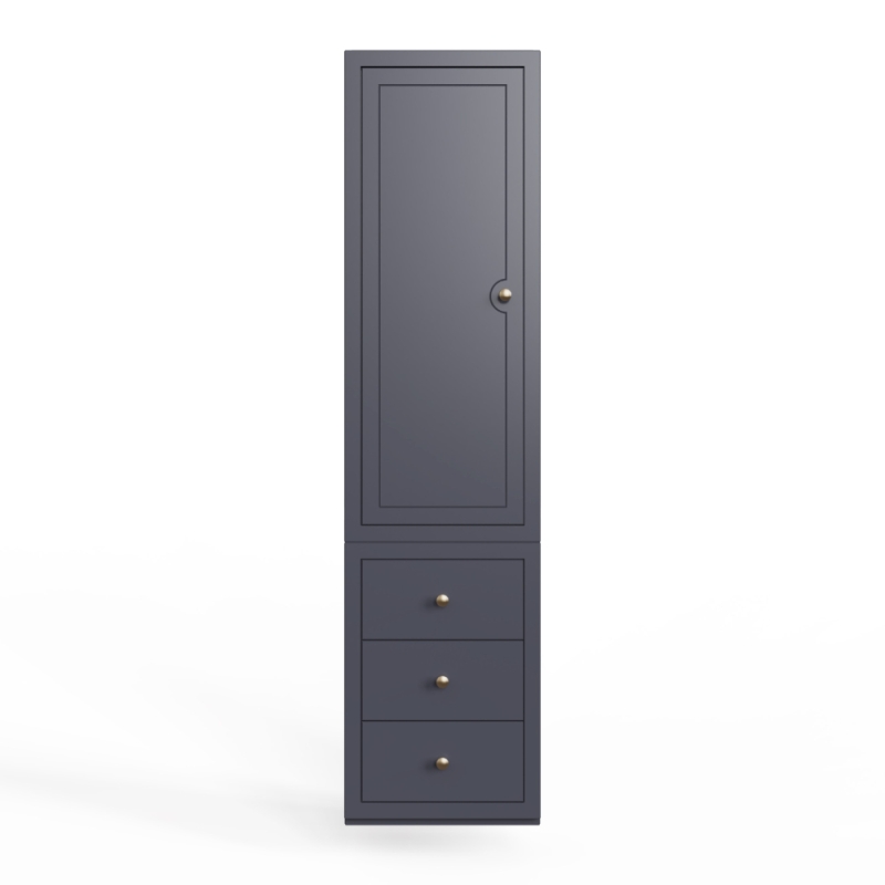 Mayfair Narrow 1 Door 3 Drawer Wardrobe