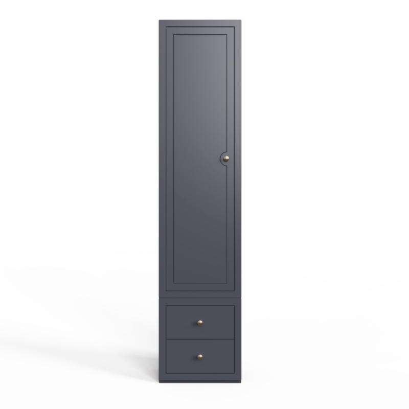 Mayfair Narrow Tall 1 Door 2 Drawer Wardrobe