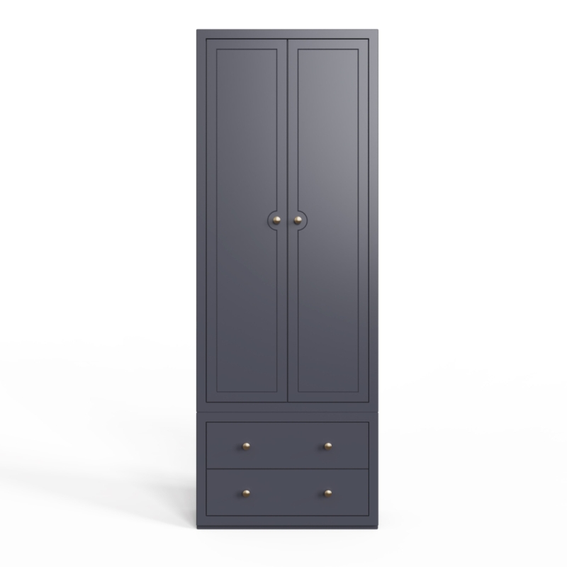 Mayfair Wide Tall 2 Door 2 Drawer Wardrobe