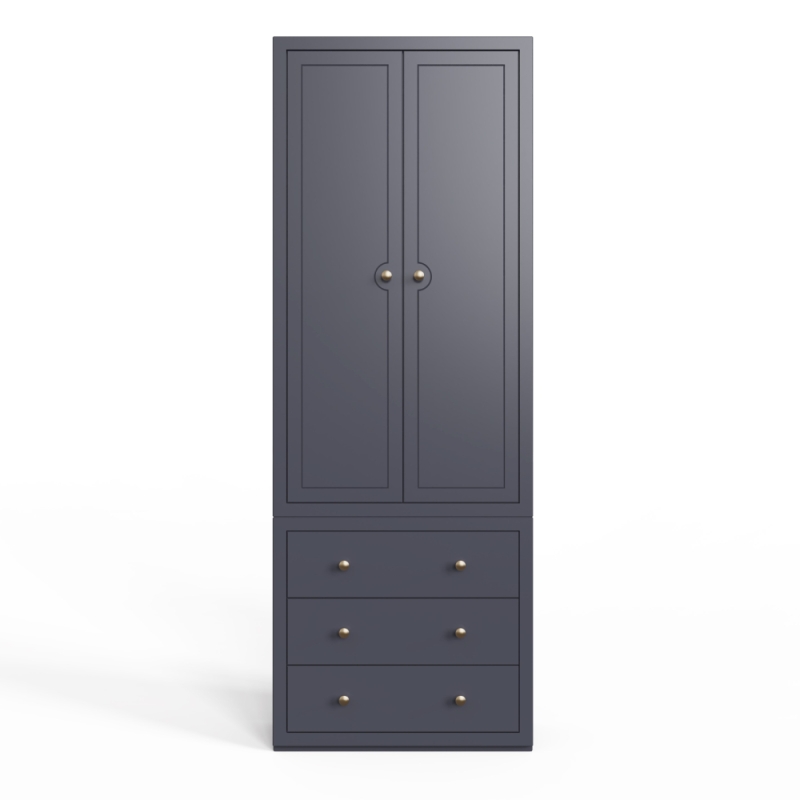 Mayfair Wide Tall 2 Door 3 Drawer Wardrobe