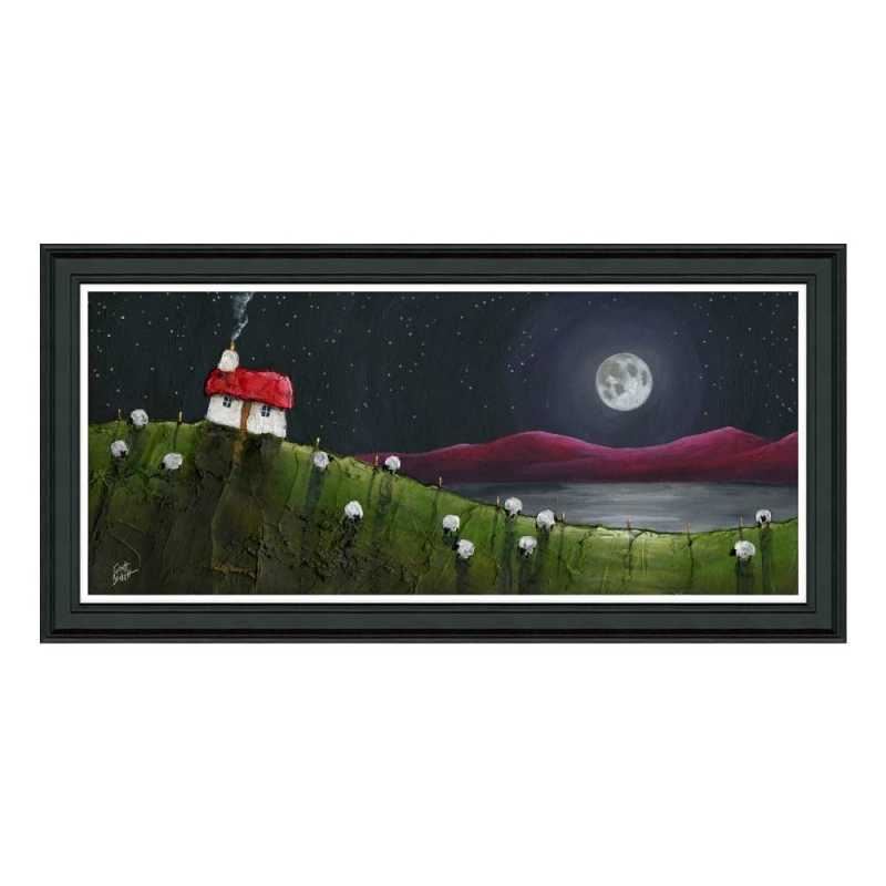 Glimmering Night - Framed Print