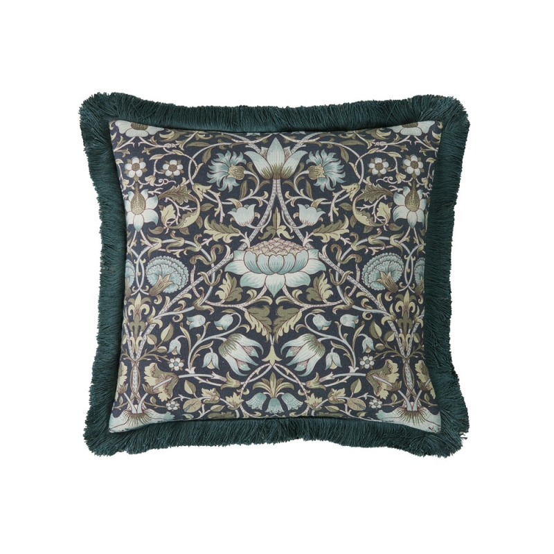 William Morris At Home Lodden Cushion Blue