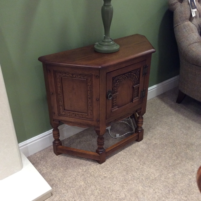 Old Charm Canted Cabinet (Bury St Edmunds)