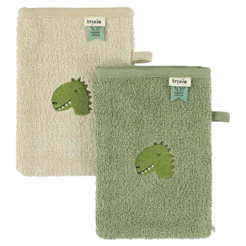 Aura Dino - Washcloths 2-Pack