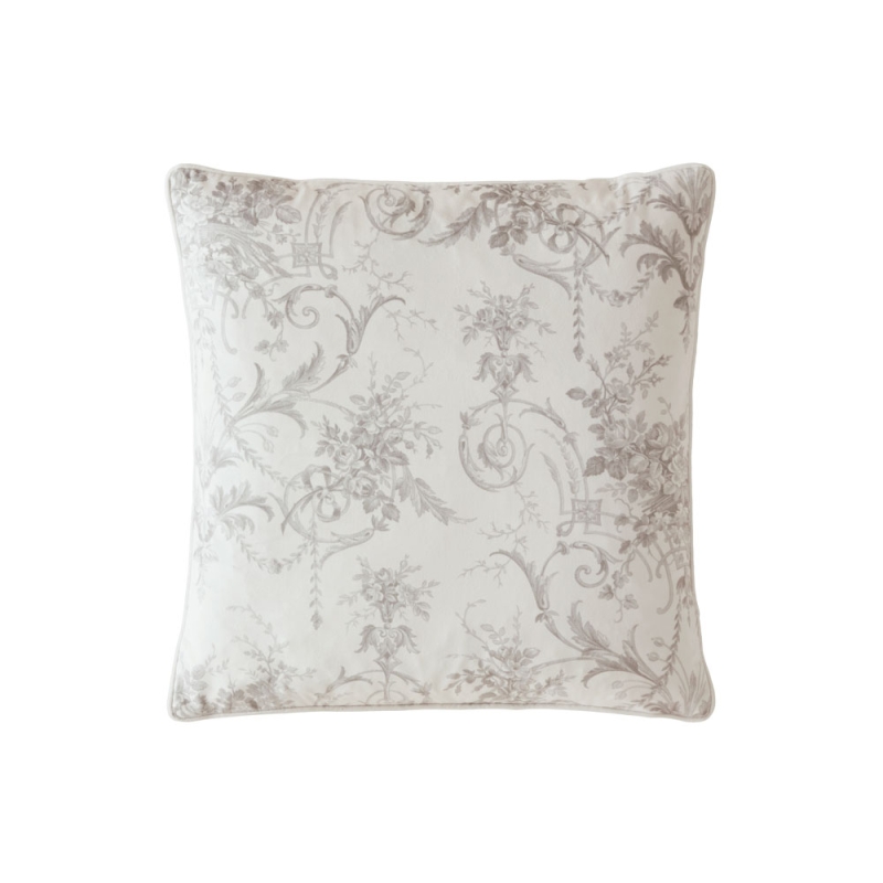 Laura Ashley Tuileries 50cm Cushion Dark Dove Grey