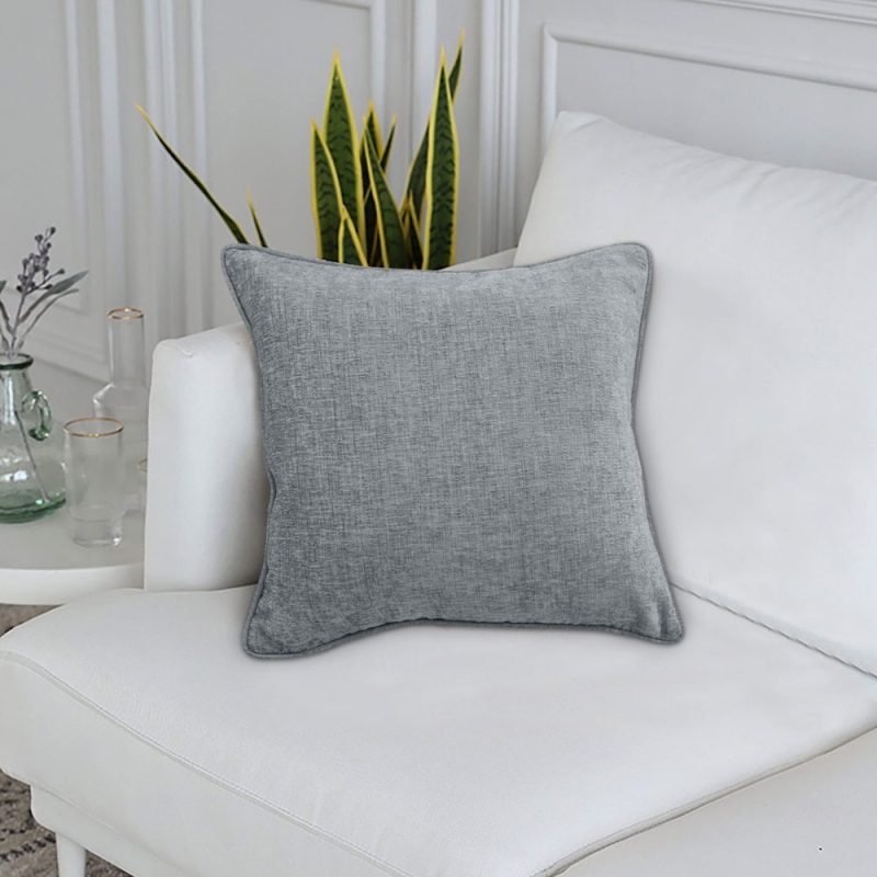 Amberley 46cm Cushion Cover Nickel