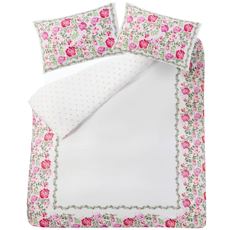 Dolly Rose Duvet Set Sage