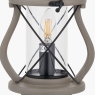 Gibson Wood Lantern Table Lamp Antique