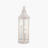 Adaline Wood Lantern Floor Lamp White Wash