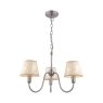 Laura Ashley Westbourne 3 Light Armed Pendant Polished Pewter