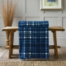 Snuggle Touch Tartan Throw 140X180 Midnight