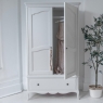 Amelie 2 Door 1 Drawer Wardrobe Lifestyle Open