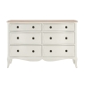 Amelie 6 Drawer Chest Front