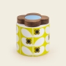 Orla Kiely Wild Rose Ceramic Storage Jar in Dandelion