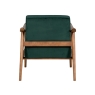 Harper Accent Chair Green Back