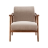 Harper Accent Chair Taupe Front