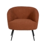 Solo Accent Chair Rust Front