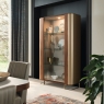 Henya 2 Door Curio Cabinet Lifestyle