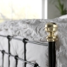 Wrought Iron & Brass Bed Co. Isaac Iron Bed Frame