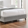 Lucia Pillow Bed Frame Dove Grey Boucle