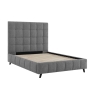 Skyla Bed Frame Square Dove Grey Boucle