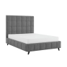 Skyla Bed Frame Square Dove Grey Boucle