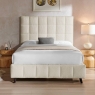 Skyla Bed Frame Square Ivory Boucle