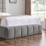 Skyla Ottoman Bed Frame Square Dove Grey Boucle