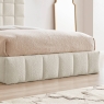 Skyla Ottoman Bed Frame Square Ivory Boucle