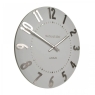 CAM3XTO20314 20" MULBERRY WALL CLOCK SILVER CLOUD 