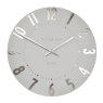 CAM3XTO20314 20" MULBERRY WALL CLOCK SILVER CLOUD 