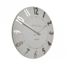 Thomas Kent Mulberry Wall Clock Silver Cloud 12"