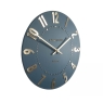 Thomas Kent Mulberry Wall Clock Midnight Blue 12"