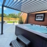 Helios 3m Square  Aluminium Pergola - Slate Grey