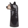 Quail Ceramics - Black Bear Flower Vase - Large